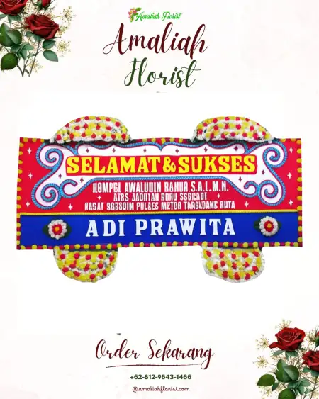 Papan Bunga Ucapan Selamat Kalirahayu